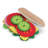 33-Piece Felt Sandwich Play Food Set