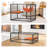 Deboy Cat Cage Playpen with Universal Wheels
