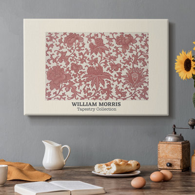 Floral Design (Tapestry Collection Print)-William Morris-Gallery Wrapped Canvas-c. Late 19th Century (Original)