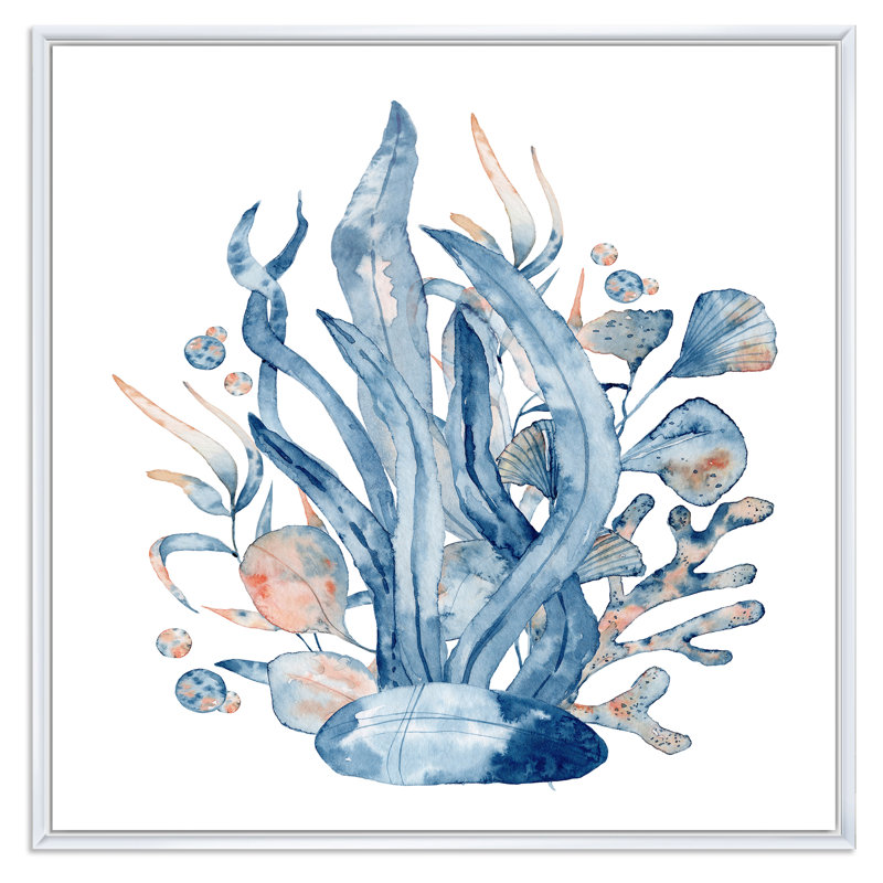 27_Underwater Floral Bouquet with Seaweed - Tropical, reproduction d'art sur toile, H 16 po x l 16 po x P 1 po
