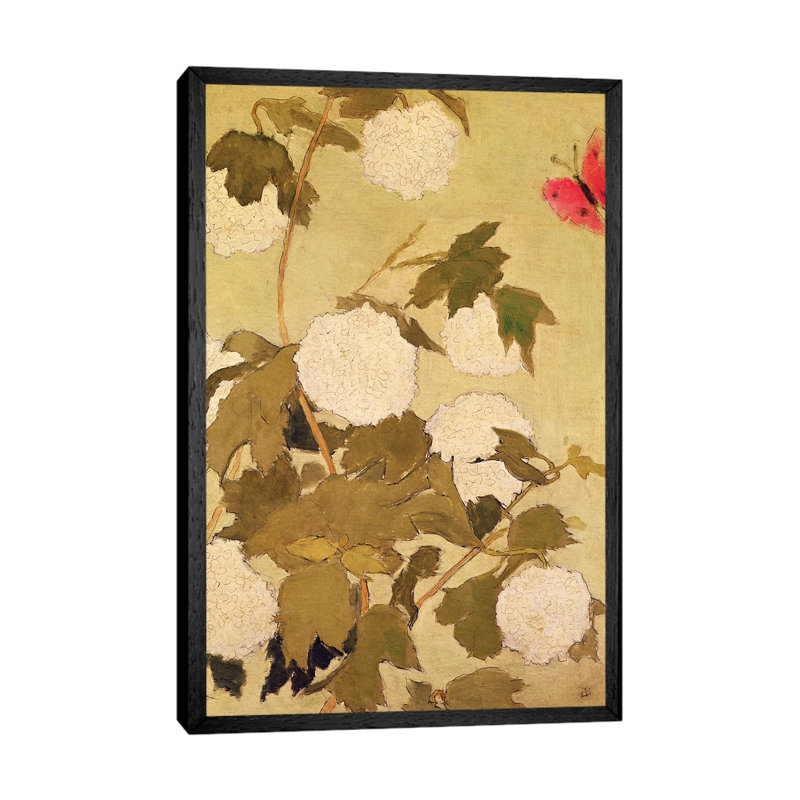 Snowballs, 1891 - Painting on Canvas, Black Framed, 66.04 cm H x 45.72 cm W