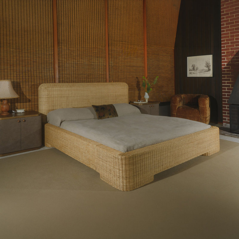 Claudia Bed Queen Natural, Queen