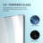 56" - 60" W X 76" H Frameless Soft-Closing Single Sliding Shower Door, 1/4" (6Mm) Tempered Glass With Explosion-Proof Coating Via Express Delivery-120984833