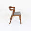Chaise d'appoint en noyer Mayers