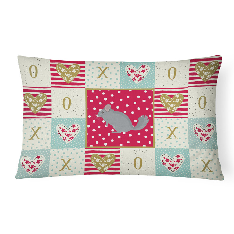  Coussin d'extérieur Foggy Chinchilla Love