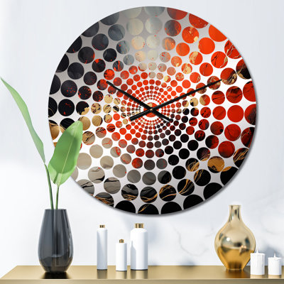 Ouatchia - Abstract Painting Wall Clock
