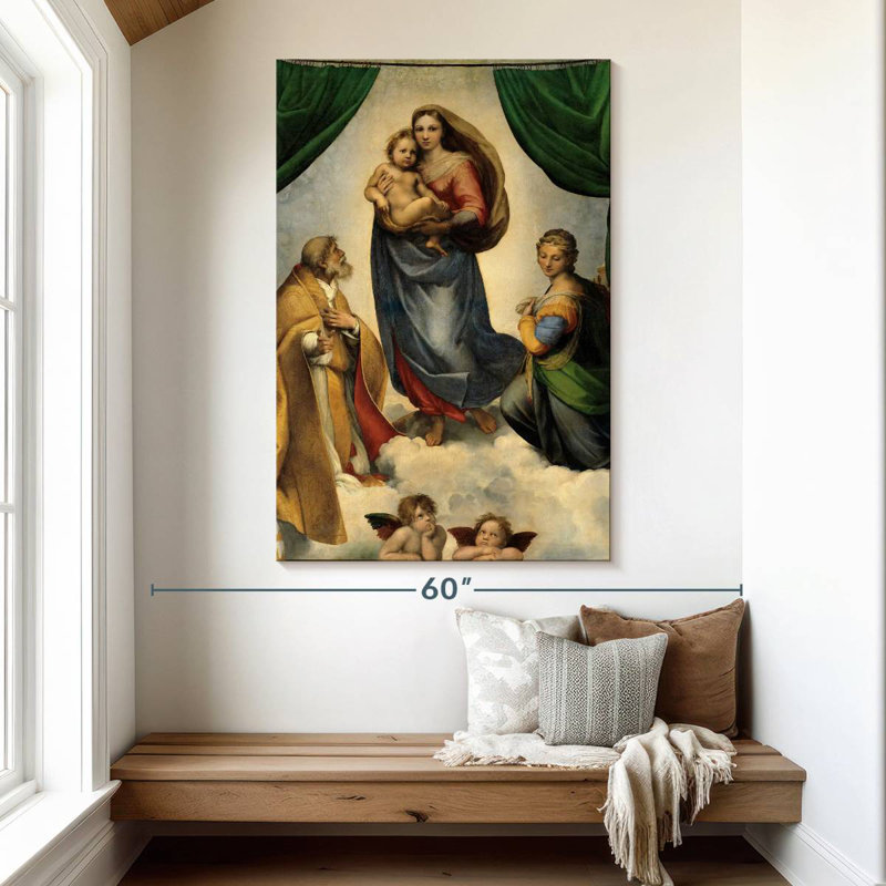 Leisha Sistine Madonna, 51" H x 34" W