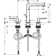 Metropol Low Flow Water Saving Widespread Faucet with Drain Assembly