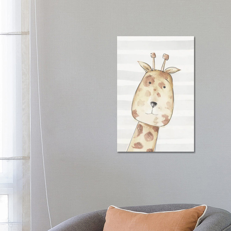 Little Giraffe I 1 Piece Wrapped Canvas Painting, 66.04 cm H x 45.72 cm W x 1.91 cm D