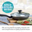 Earthpan Recycled induction Dishwasher Safe Frying Pan with Toughened Glass Lid -28cm