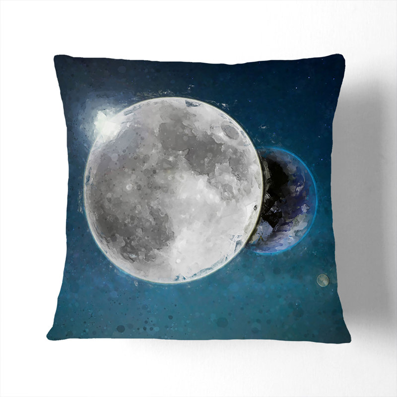 Square Cushion, 40cm H x 40cm W x 15cm D, White