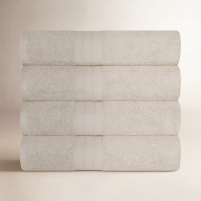 4-Piece Cotton Bath Towel Set