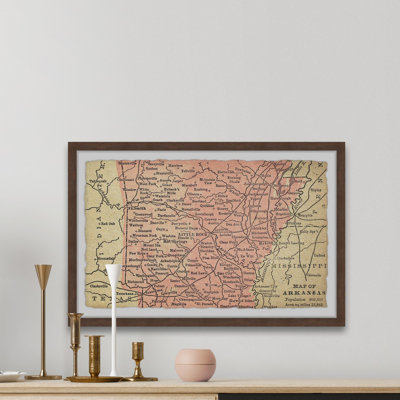 " Map Of Arkansas "