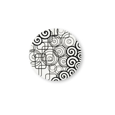 Magic Black Round 1 Piece Trivet