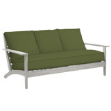 Kennebunkport 86" Wide Outdoor Patio Sofa with Cushions