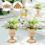 6,3 "de hauteur grand vase à fleurs en métal or pour table