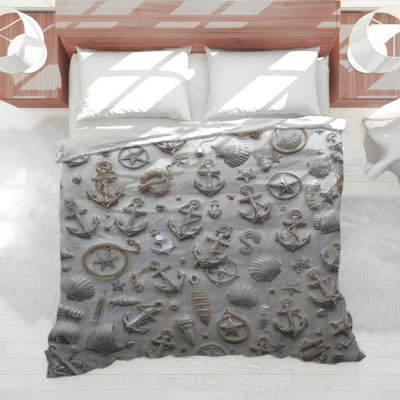 Nautical Anchors Shells Comforter