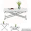 Alasca Metal Base Dining Table-2063837604