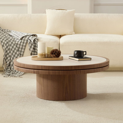 Table basse ronde en bois