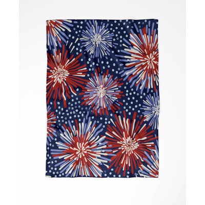 Couverture en velours de polaire vison doux Fireworks
