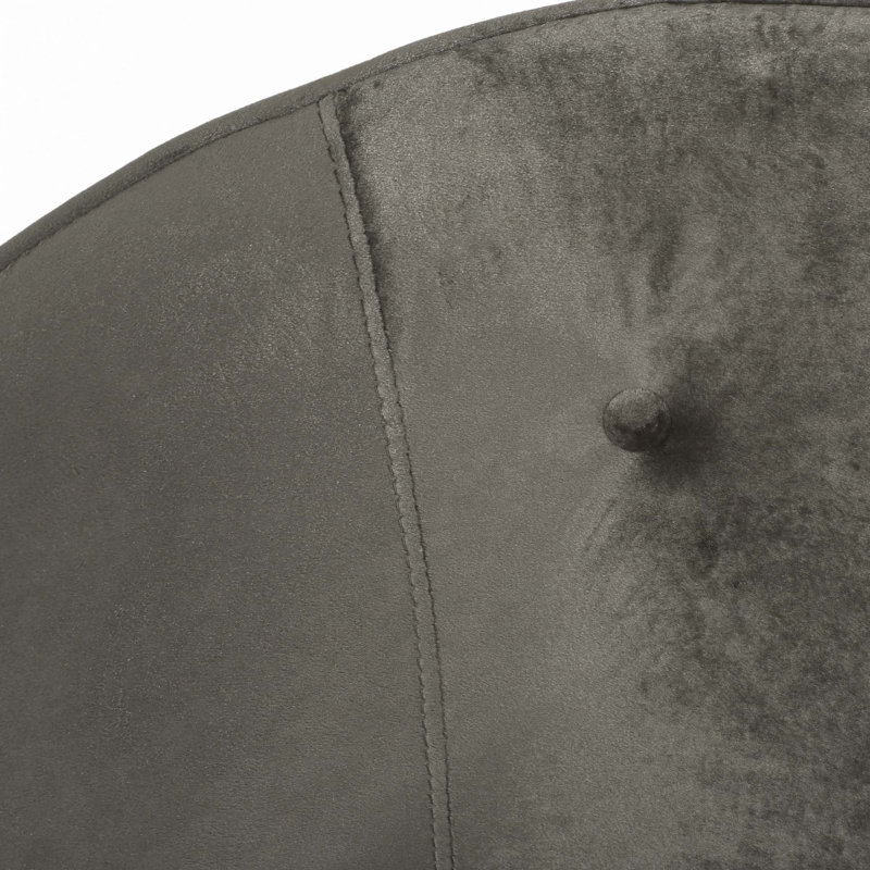 Chaise avec accoudoirs de salle à manger, Gris