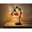 Ensemble de 2 lampes Tiffany en vitrail mosaïque