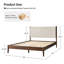Lit avec cadre rembourré lavable Andromeda-754630751-754630748