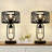 2- Light 19" Industrial Metal Table Lamp