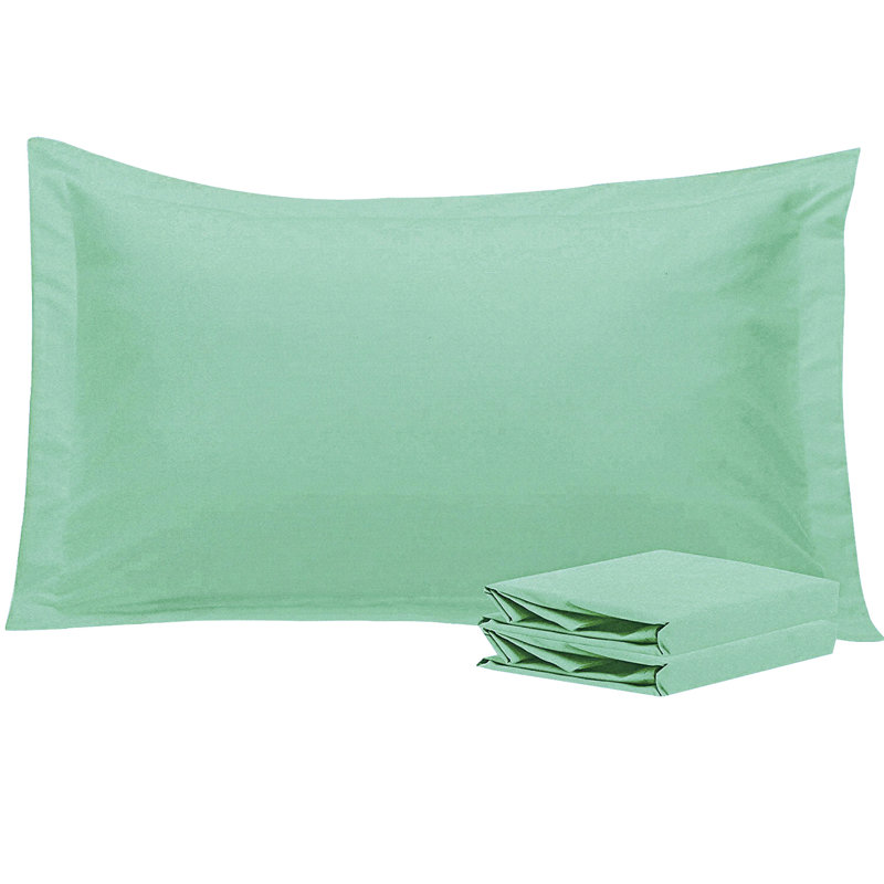 Decorative Pillowcases, 1800 Brushed Microfiber Oxford Pillowcases - NTBAY, Menthe, 20 po x 30 po