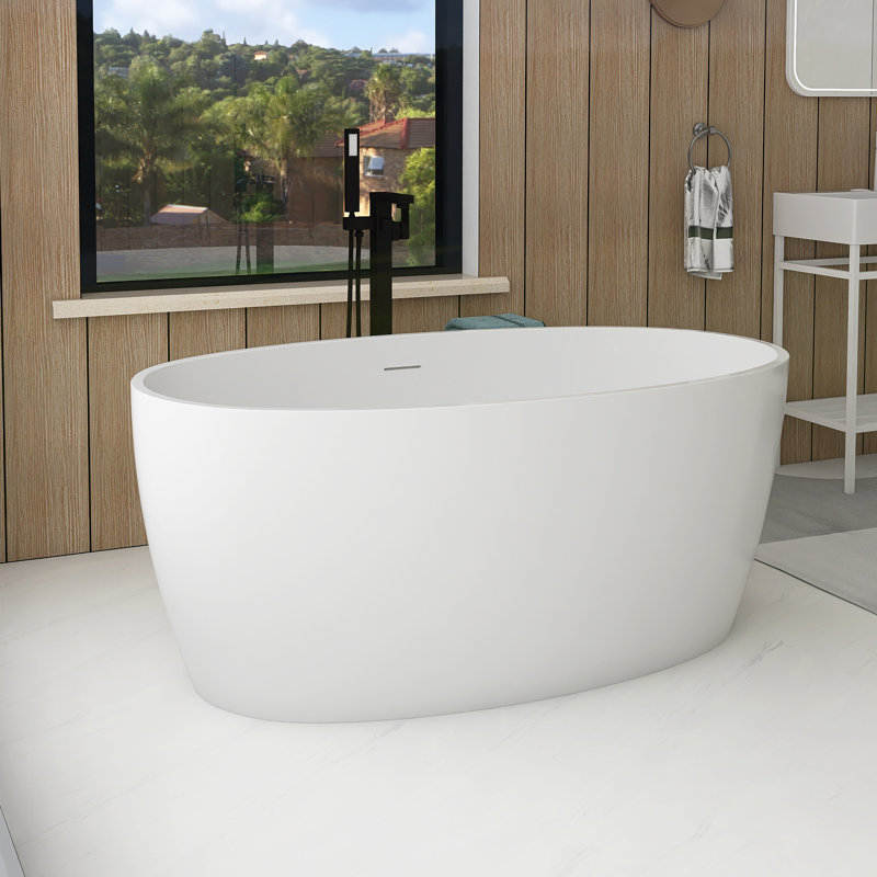 Baignoire autoportante en acrylique 55 po
