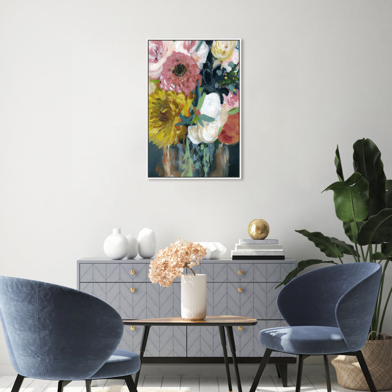Floral et botanique, printemps, aimer les grandes fleurs - Reproduction d'art sur toile, H 30 po x l 20 po x P 1,5 po