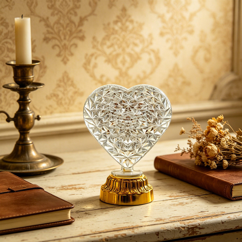 LED Night Light  Battery Powered Diamond-Cut Decorative Lamp  Portable Bedside Table Lamp For Bedrooms Living Rooms And Parties  Home Decor