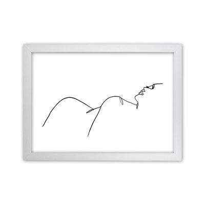 Female Lying One Side - Print