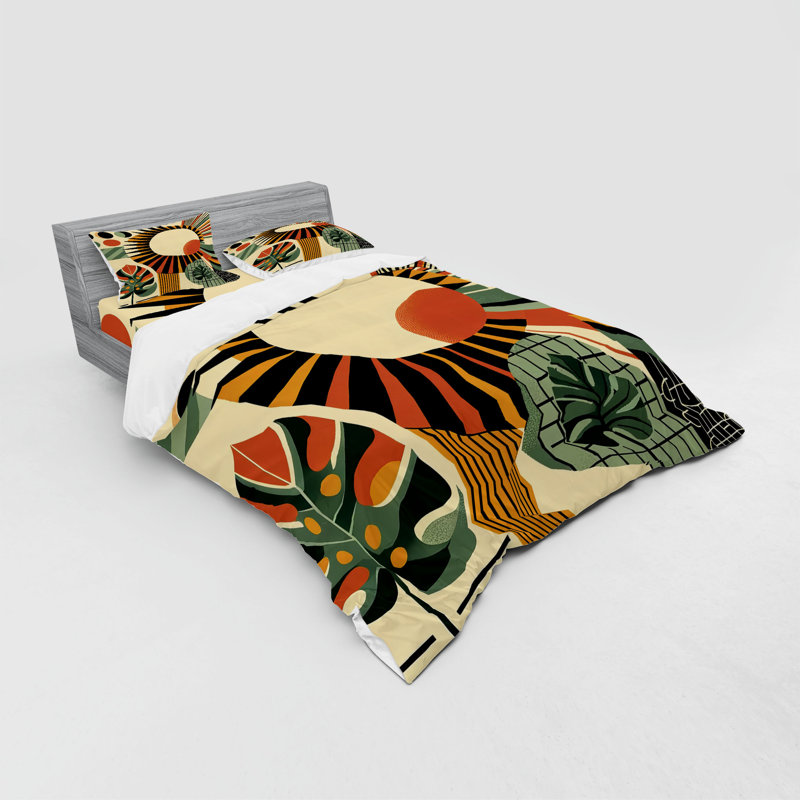 Polyester Not Solid Color Duvet Cover, Queen Duvet Cover + 3 Additional Pieces