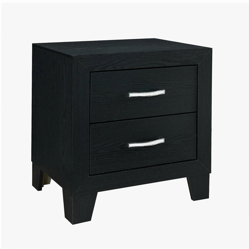 Table de chevet noire CARLOS