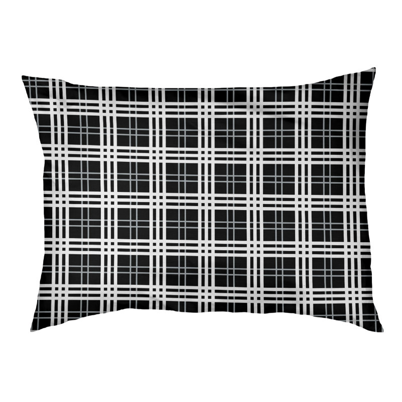 Coussin de luxe d’intérieur Oakland football, Très grand (l 50 po x 40 po x p 6 po), Noir/argent/blanc