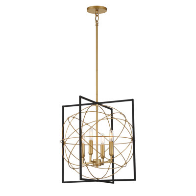 Aren 4 - Light Dimmable Square / Rectangle Chandelier