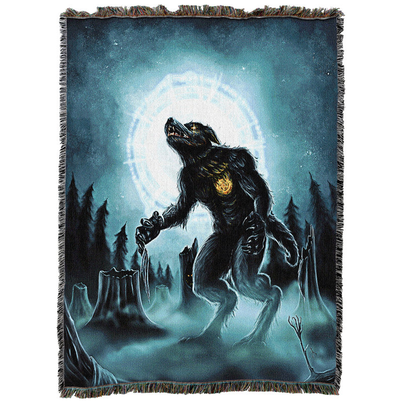 Jeté Pure Country Weavers Wake The Wolf par Tiffany Toland Scott