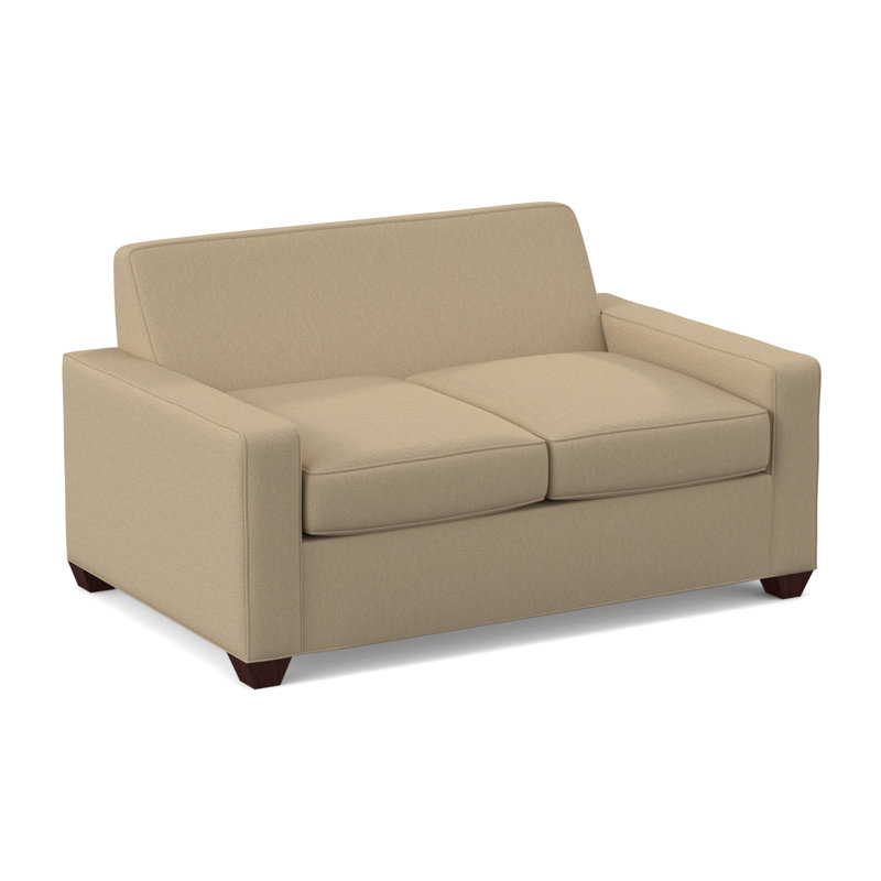 Avery Full Sleeper Sofa, Empire Mahogany, Hybrid, Antic Sahara