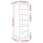 Union 5 Pair Solid Wood Shoe Storage Cabinet-326393208