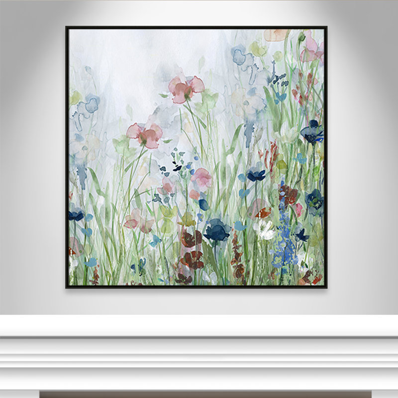 Collection «Wildflower Meadow» par Carol Robinson, Espresso, H 46,5 po x l 46,5 po x P 2 po