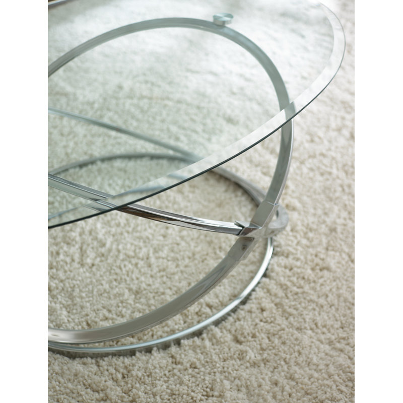 Amitoj 3 - Piece Glass Top Living Room Table Set