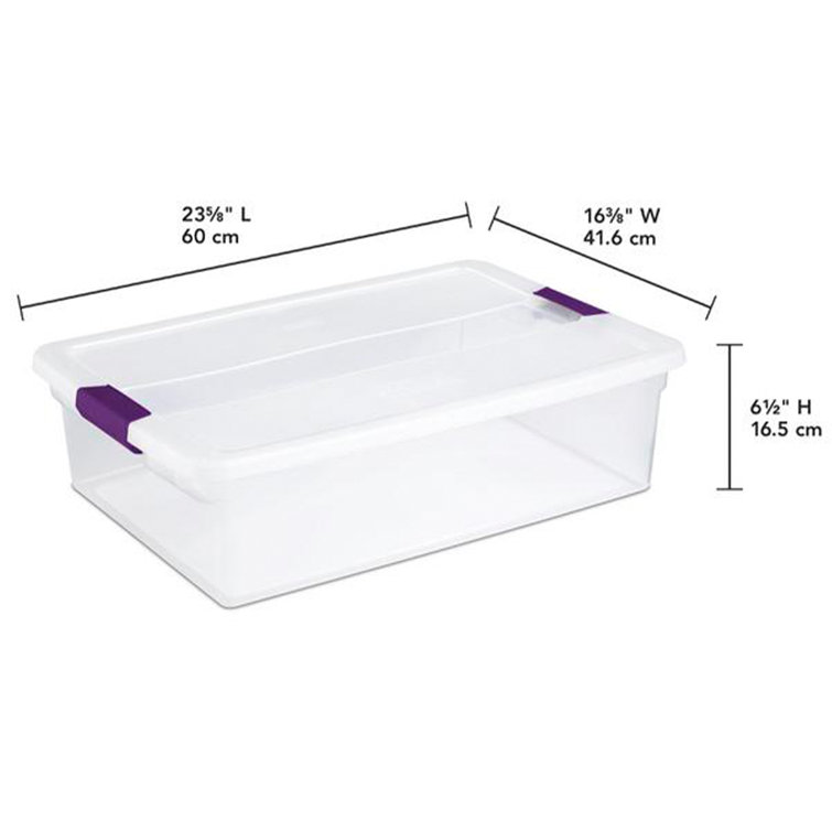Sterilite Stack & Carry 2 Tray Handle Box Organizer 1 ct