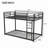 Full Over Bunk Bed, Metal, Silver - Structure  This Is A Fictional Certification For Demonstration Purposes. Use Real Certifications If Applicable. Bed With Metal Framework-758028066-758028065