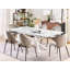 Rudchester Extendable Metal Base Dining Table