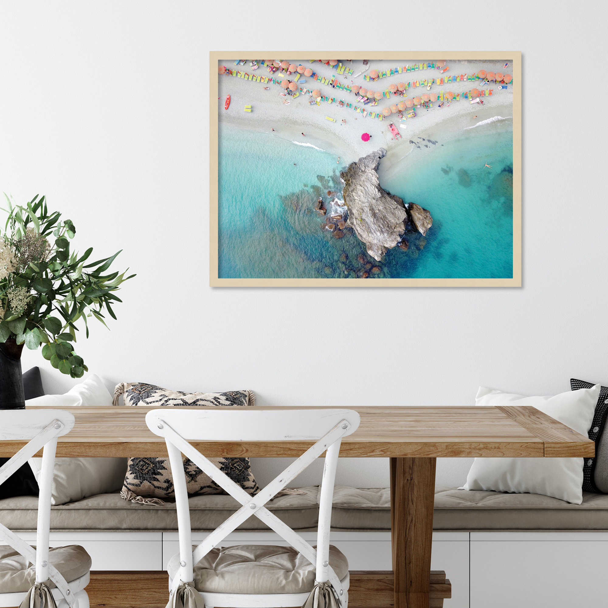 Monterosso 8, 25" H x 33" W, Brown