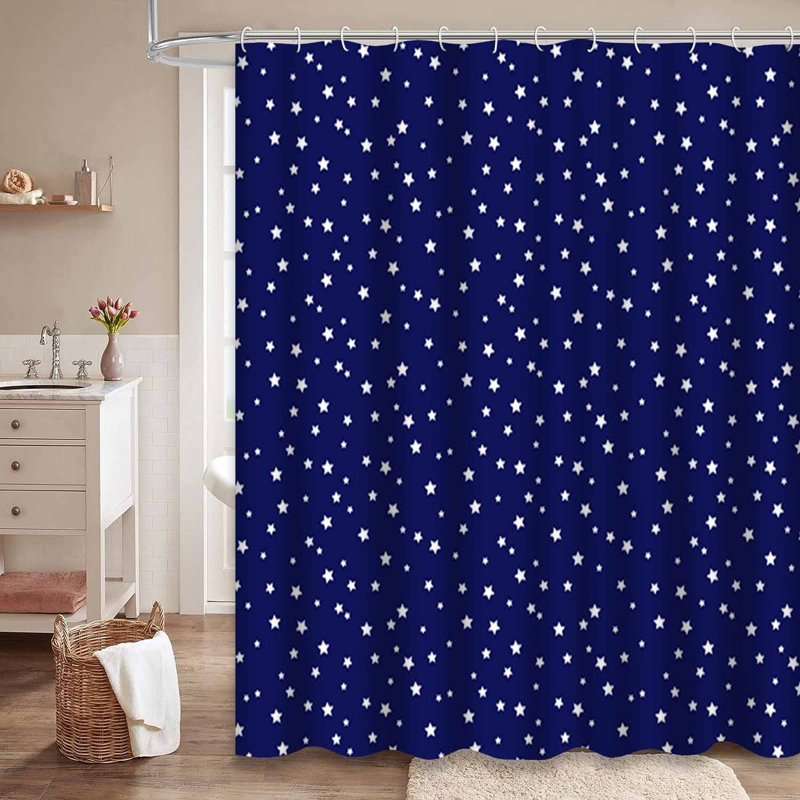Rideau de douche Confetti Stars, L 72 po x l 84 po