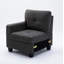 Causeuse modulaire de 57 po de large avec repose-pieds-299692081