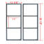 Kenta 3 Layer Ceiling Mount Shelf Bracket