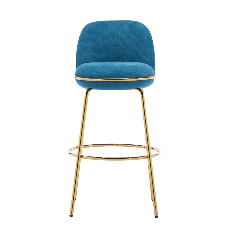 Modern  Bar Stools,Counter Height Dining Chairs, Blue